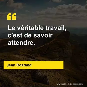 Citation Jean Rostand