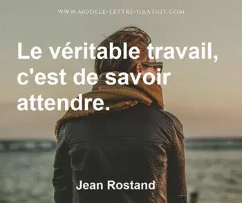 Citation de Jean Rostand