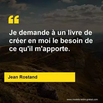 Citation Jean Rostand