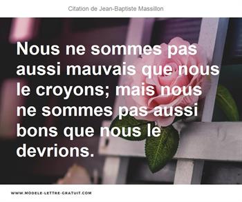 Citations Jean-Baptiste Massillon