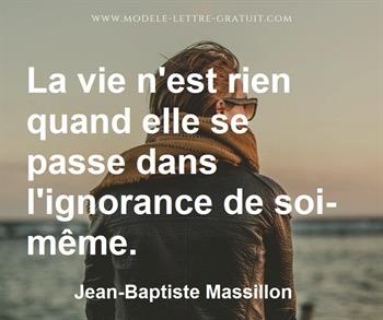 Citation de Jean-Baptiste Massillon