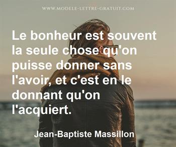 Citation de Jean-Baptiste Massillon