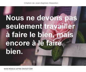 Citations Jean-Baptiste Massillon