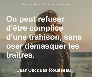Citation de Jean-Jacques Rousseau