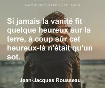Citation de Jean-Jacques Rousseau