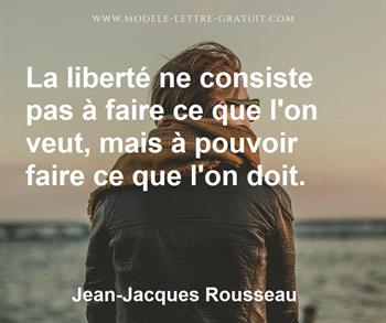Citation de Jean-Jacques Rousseau