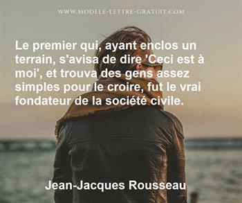 Citation de Jean-Jacques Rousseau