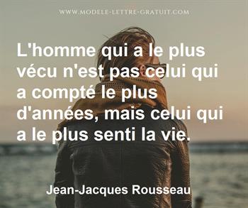 Citation de Jean-Jacques Rousseau