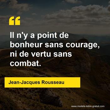 Citation Jean-Jacques Rousseau