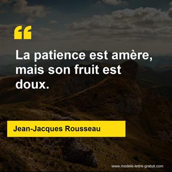 Citation Jean-Jacques Rousseau