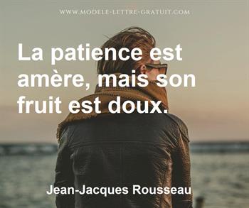 Citation de Jean-Jacques Rousseau