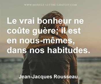 Citation de Jean-Jacques Rousseau