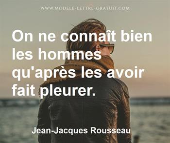 Citation de Jean-Jacques Rousseau