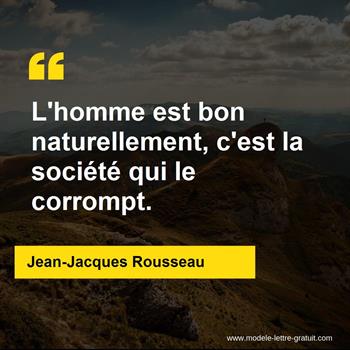 Citation Jean-Jacques Rousseau