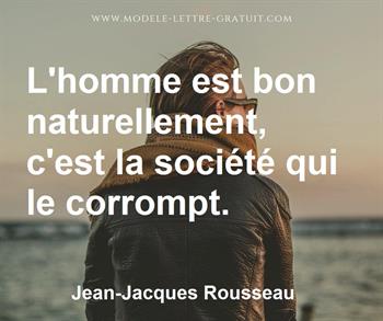 Citation de Jean-Jacques Rousseau