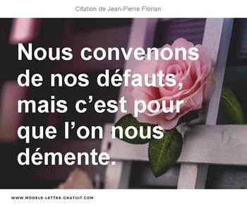 Citations Jean-Pierre Florian