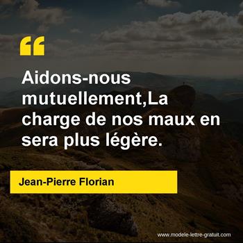 Citation de Jean-Pierre Florian