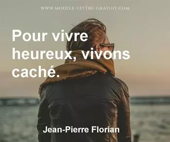 Citation de Jean-Pierre Florian