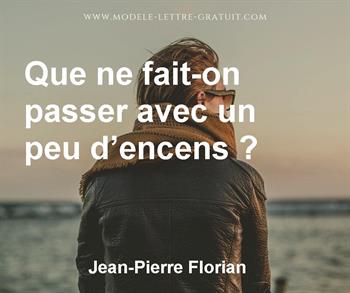 Citation de Jean-Pierre Florian