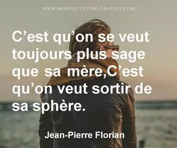 Citation de Jean-Pierre Florian