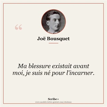 Citation Joë Bousquet