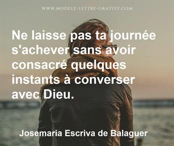 Citation de Josemaria Escriva de Balaguer
