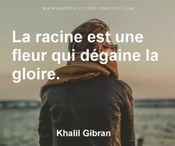 Citation de Khalil Gibran