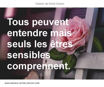 Citations Khalil Gibran