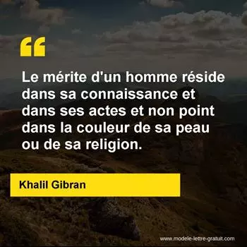 Citation Khalil Gibran