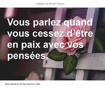 Citations Khalil Gibran