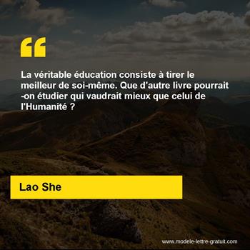 Citation de Lao She