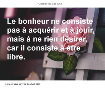 Citations Lao She