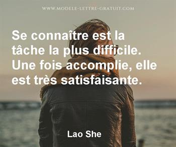 Citation de Lao She