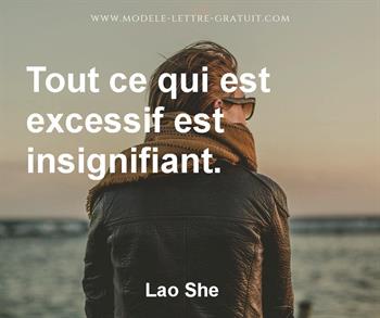 Citation de Lao She