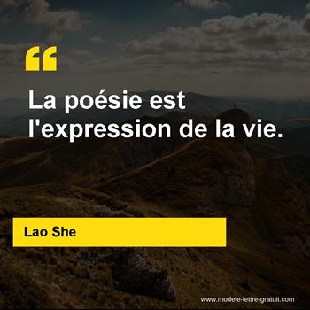 Citation de Lao She