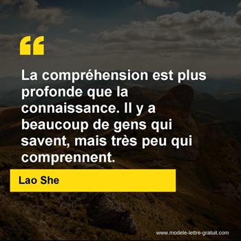 Citation de Lao She