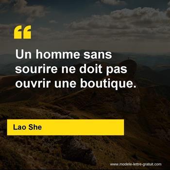 Citation de Lao She