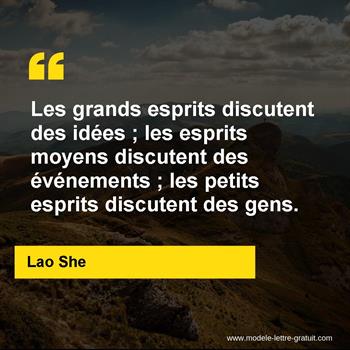 Citation de Lao She