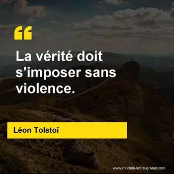 Citation Léon Tolstoï