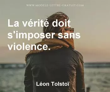 Citation de Léon Tolstoï