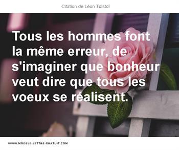 Citations Léon Tolstoï