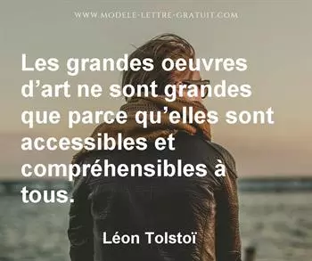 Citation de Léon Tolstoï