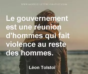 Citation de Léon Tolstoï