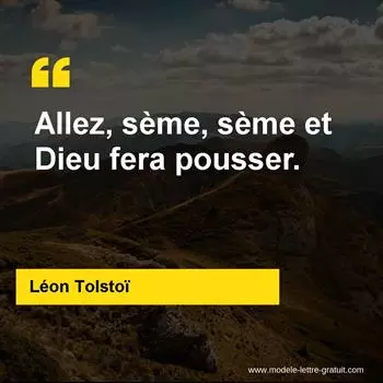 Citation Léon Tolstoï
