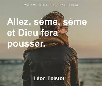 Citation de Léon Tolstoï