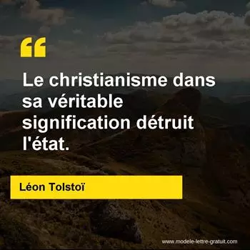 Citation Léon Tolstoï