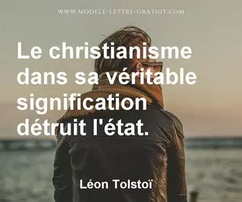 Citation de Léon Tolstoï