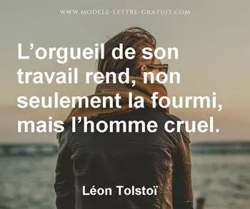 Citation de Léon Tolstoï