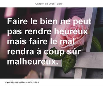 Citations Léon Tolstoï