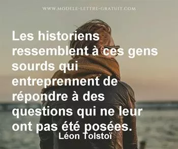 Citation de Léon Tolstoï